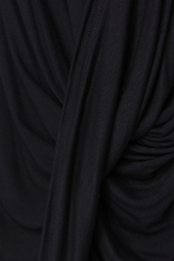 Black Xl High Low Lace Long Sleeve Plus Size Top | RoseGal.com