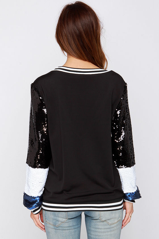 Krewe Sequin Sweater