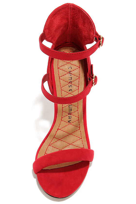 chinese laundry red heels