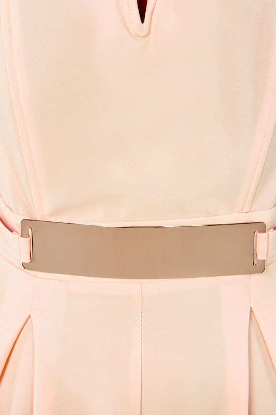 peach jumpsuit