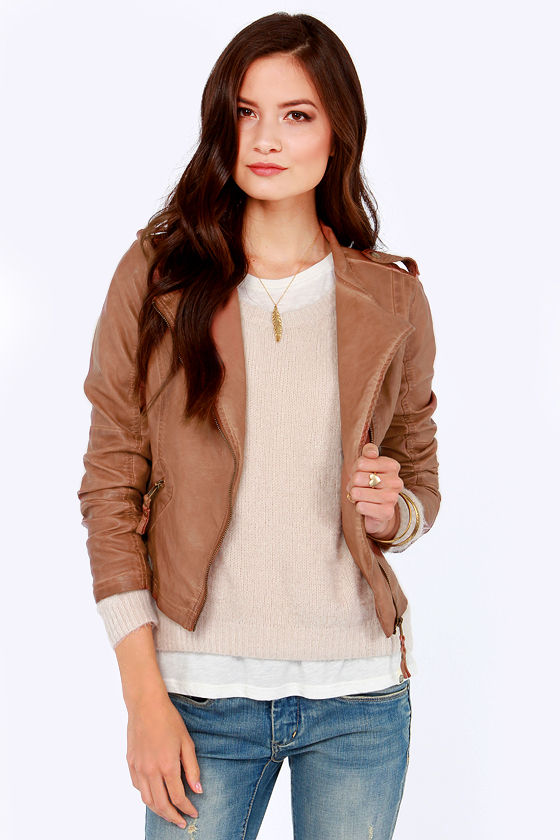 Black Swan Heart Jacket Brown Vegan Leather 99 00 Black Swan Heart Brown Vegan Leather Jacket