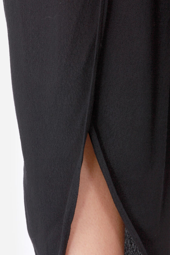 Cute Black Pants - Cropped Pants - High-Waisted Pants - $95.00