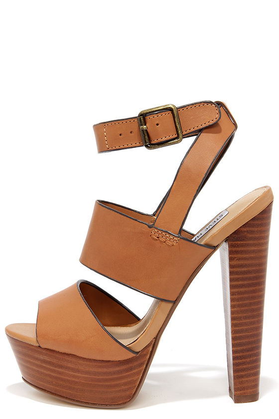 steve madden tan suede platform stiletto heeled sandals