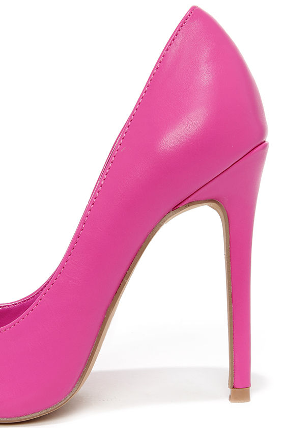 fuchsia pumps size 11