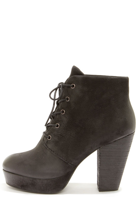 Steve Madden Raspy - Black Boots - Suede Boots - Ankle Boots - $139.00