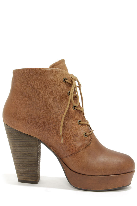 Steve Madden Raspy - Brown Boots - Leather Boots - Ankle Boots - $139.00