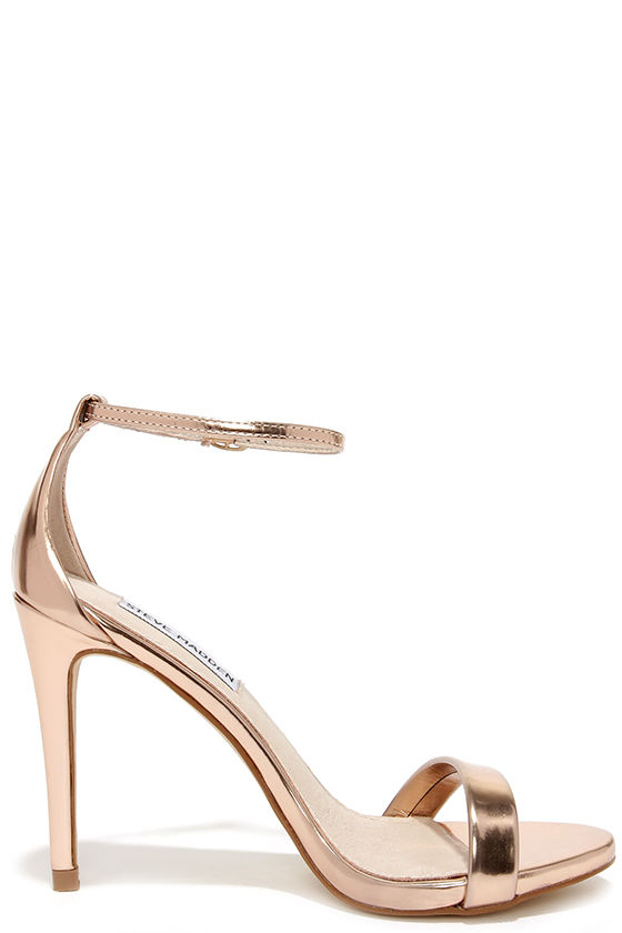 rose gold ankle strap