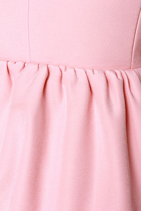 Keepsake Last Stand Dress Backless Dress Peach Dress Blush Dress