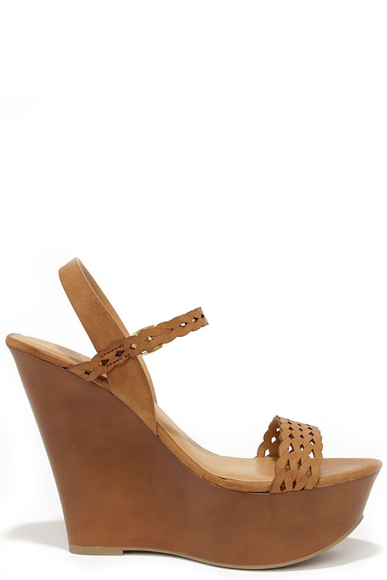 tan platform wedge sandals