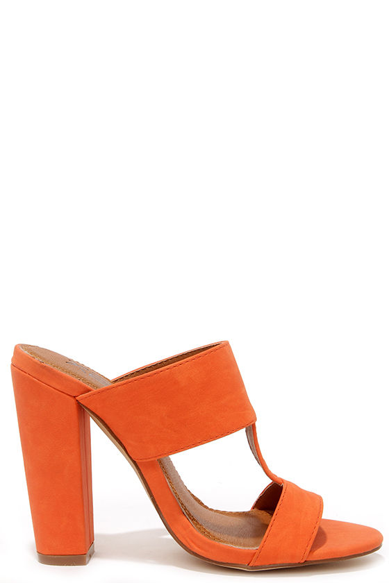 0250~Point Toe Mules with Front Jewel Strap main image 0