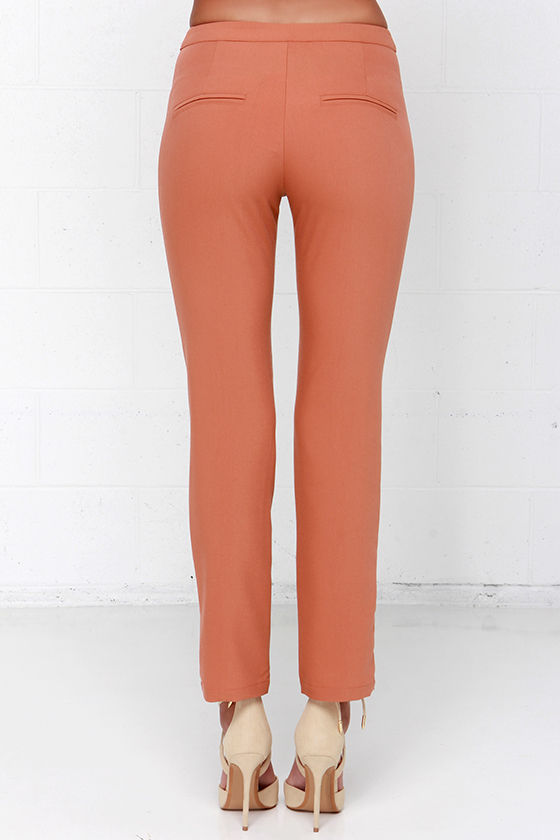 Terra Cotta Pants - Trouser Pants - Slacks - $57.00