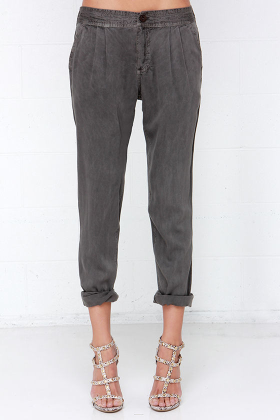 charcoal grey pants