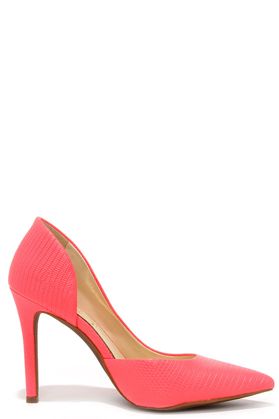 jessica simpson coral heels