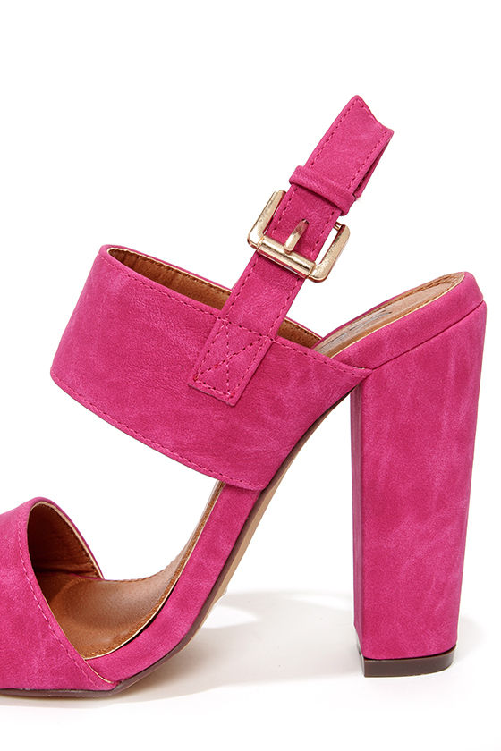 fuchsia sandals for women