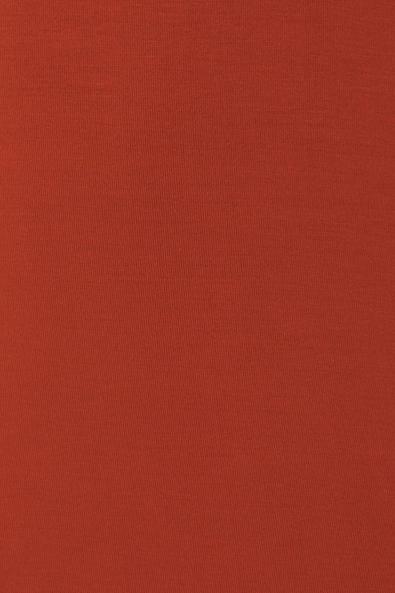LUCIENNE DRESS - BLUE / RUST
