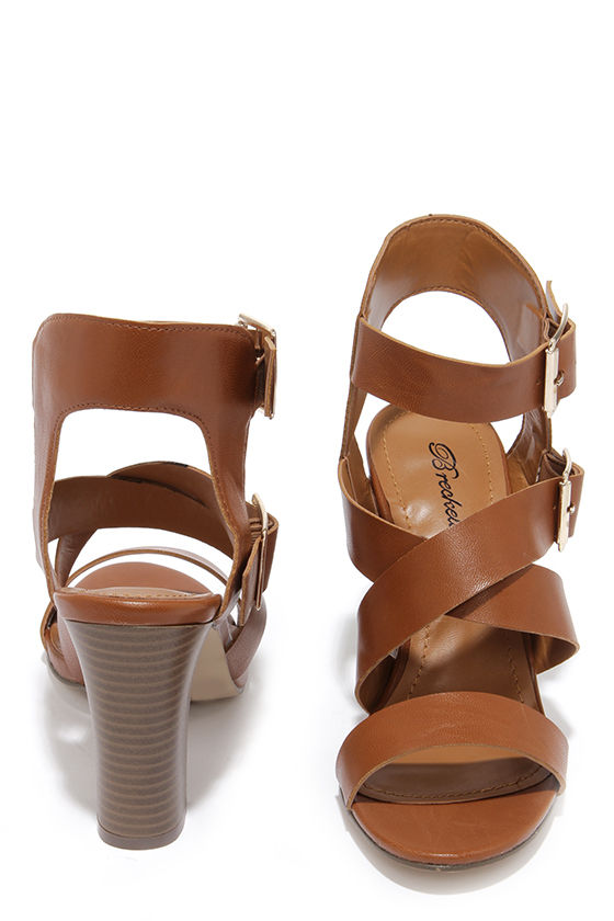 tan cage sandals