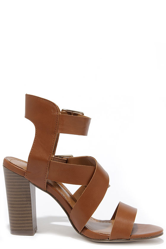tan cage sandals