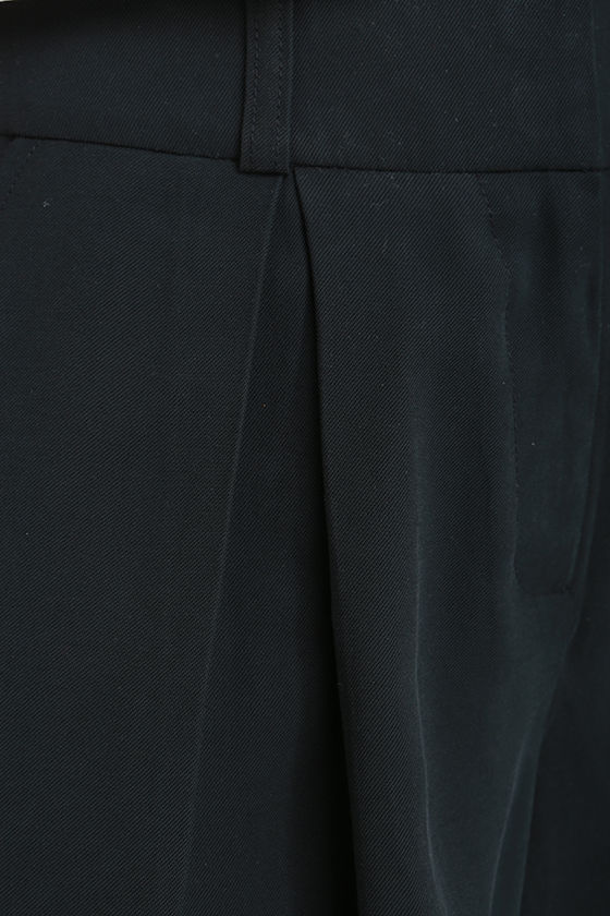 Chic Black Shorts - Tailored Shorts - Pleated Shorts - $42.00