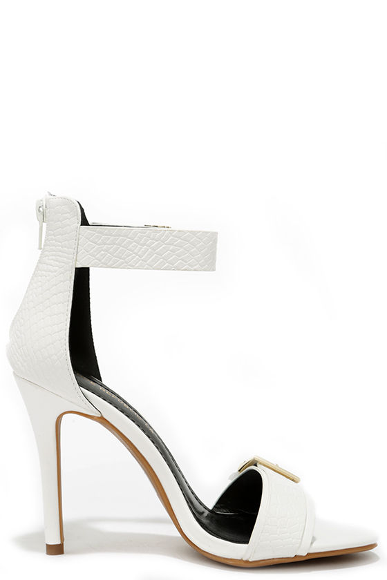 high heels snake ankle