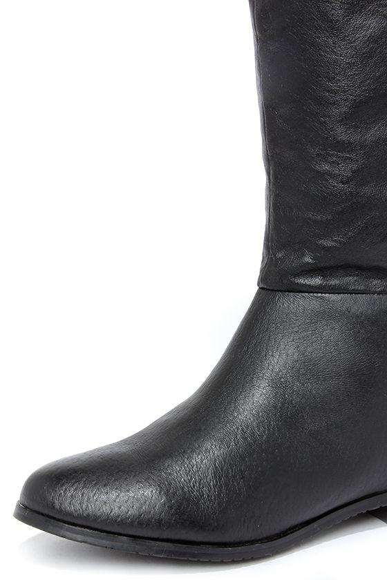 chinese laundry black knee high boots