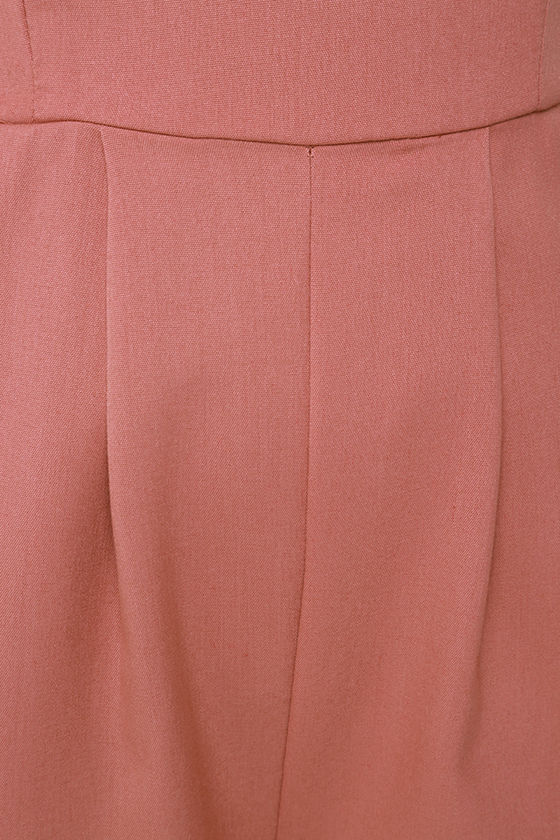 dusty rose jumpsuit
