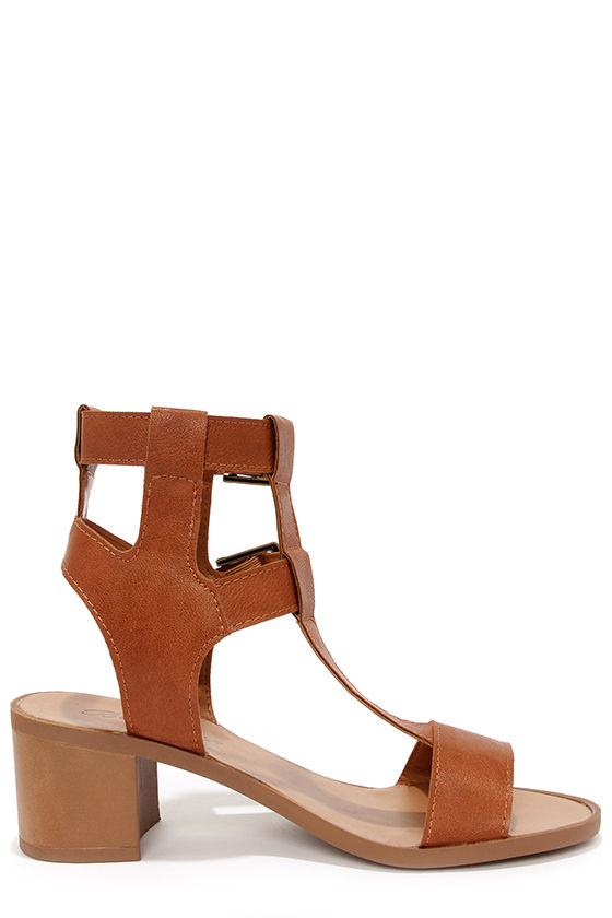 tan cage sandals