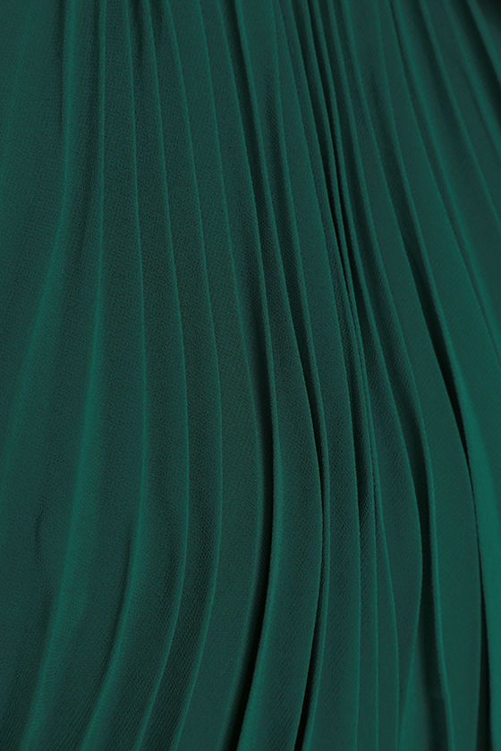 Bariano Melissa Dress - Dark Green Dress - Maxi Dress - $228.00