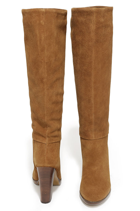 Cute Tan Boots - Suede Boots - Knee-High Boots - $139.00