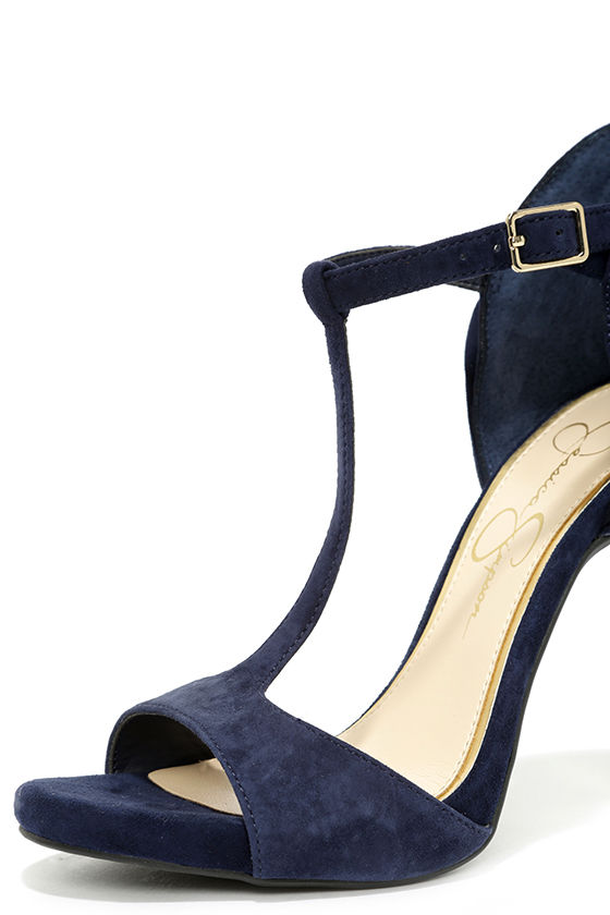jessica simpson blue heels
