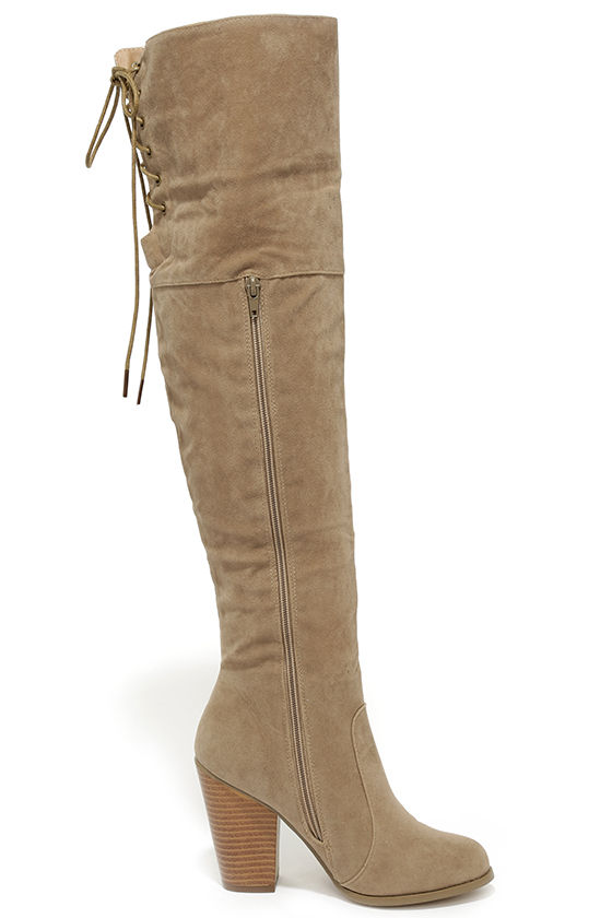 leather boots nude