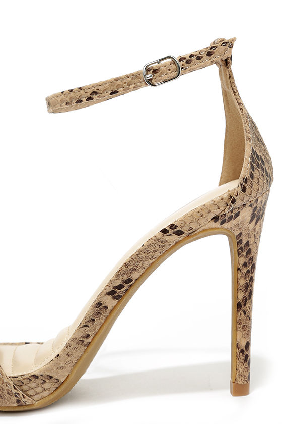 cheap snakeskin heels