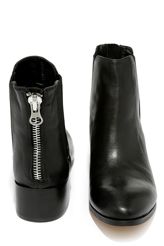 steve madden trap chelsea boot black