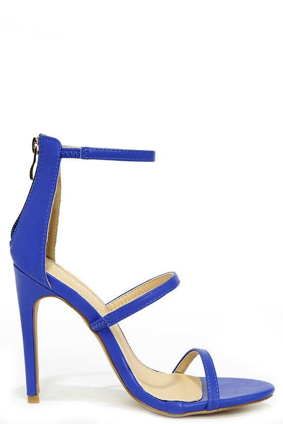 Sexy Blue Heels - Dress Sandals - High Heel Sandals - $32.00