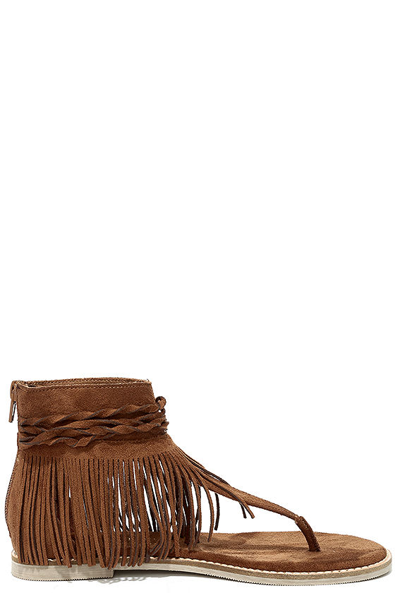 cute fringe sandals