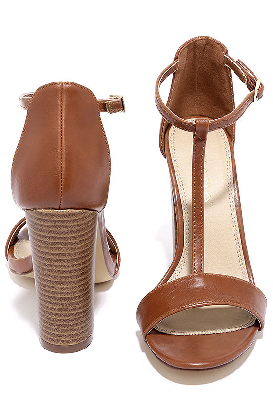 cognac heels