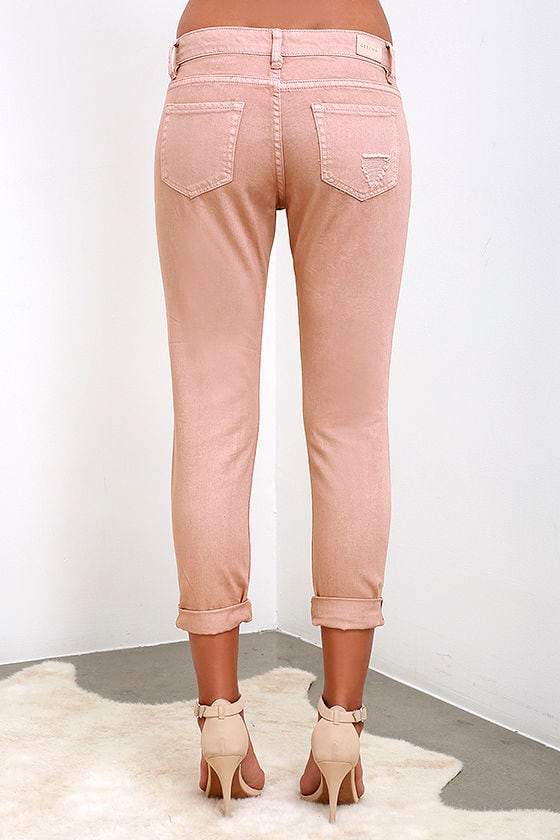 only blush jeans