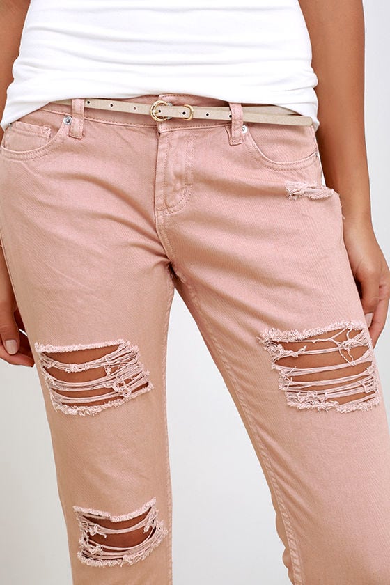 only blush jeans