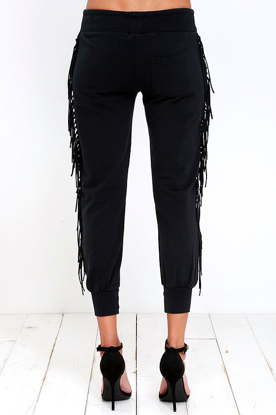 fringe jogger set