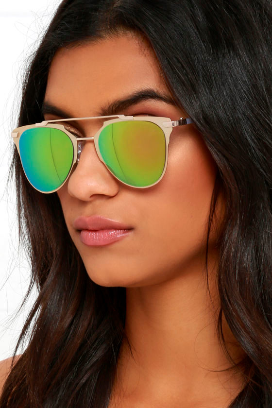 Green Sunglasses Green mirrored sunglasses, Mirrored sunglasses, Sunglasses
