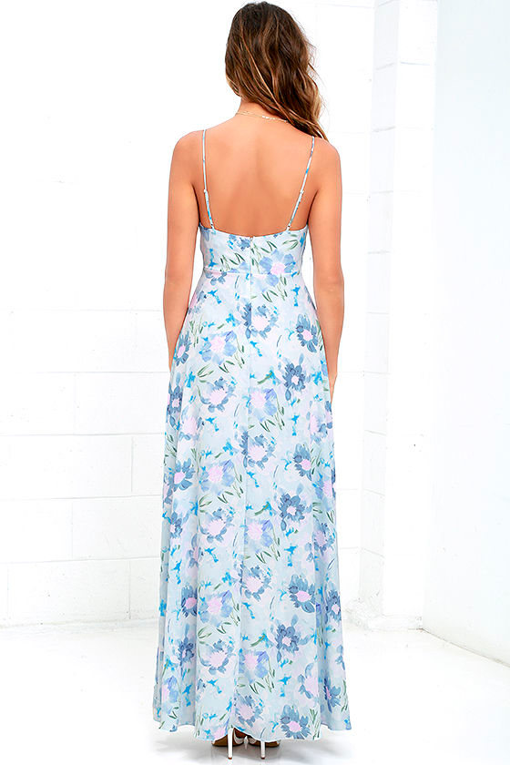 Mystical wonder coastal blue maxi length preorder