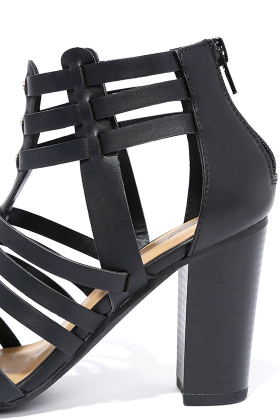 wide fit caged heels