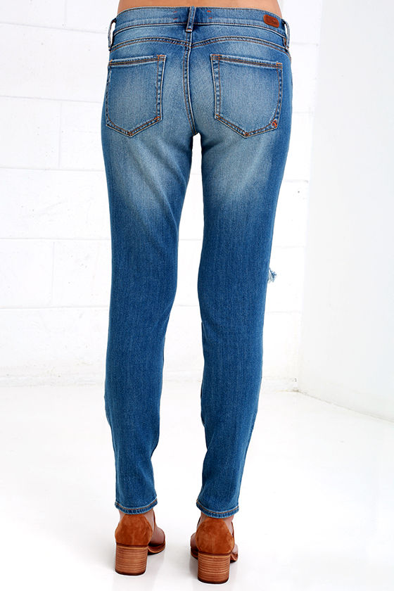 Dittos Selena - Skinny Jeans - Blue Jeans - Destroyed Jeans - $79.00