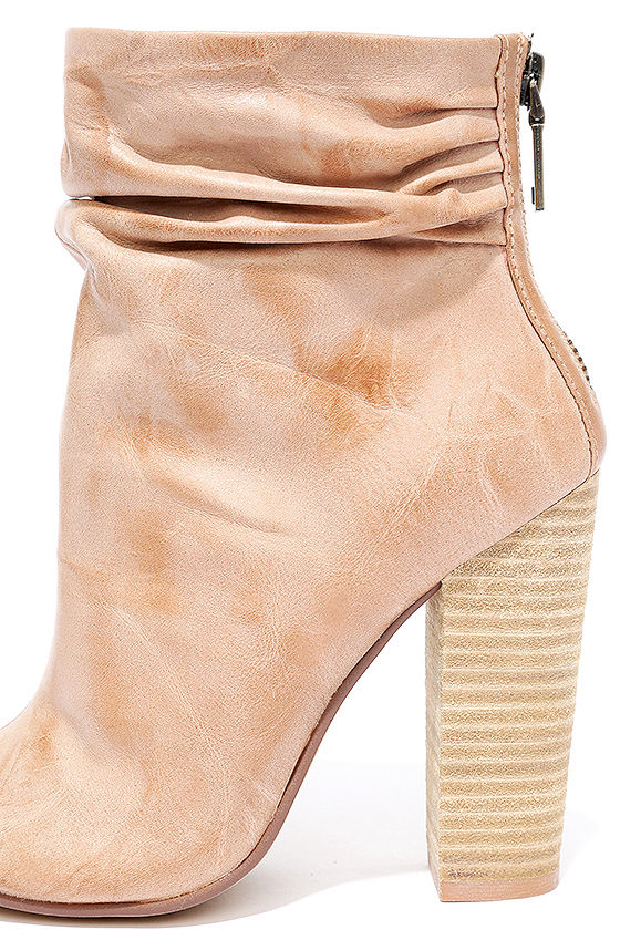 chinese laundry peep toe bootie