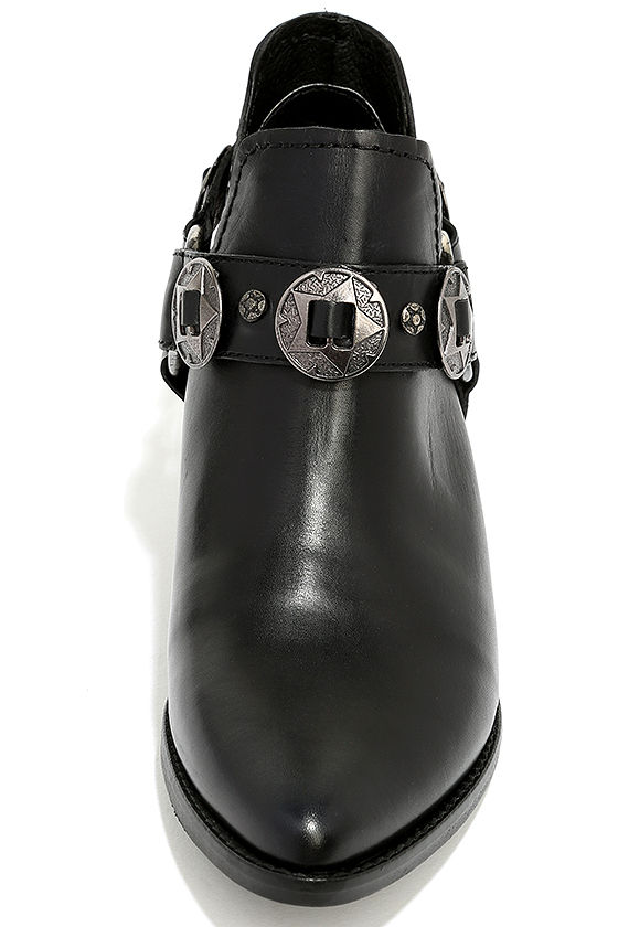 steve madden vintage black booties
