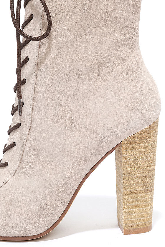 chiselkid suede booties