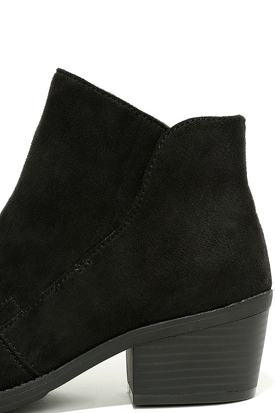 madden girl black booties