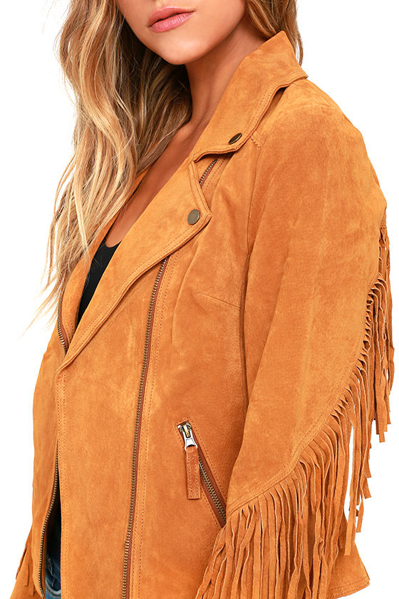 White Leather Jacket Fringe Photos