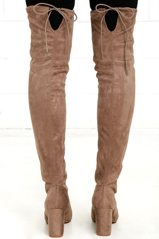 chinese laundry over the knee boots suede