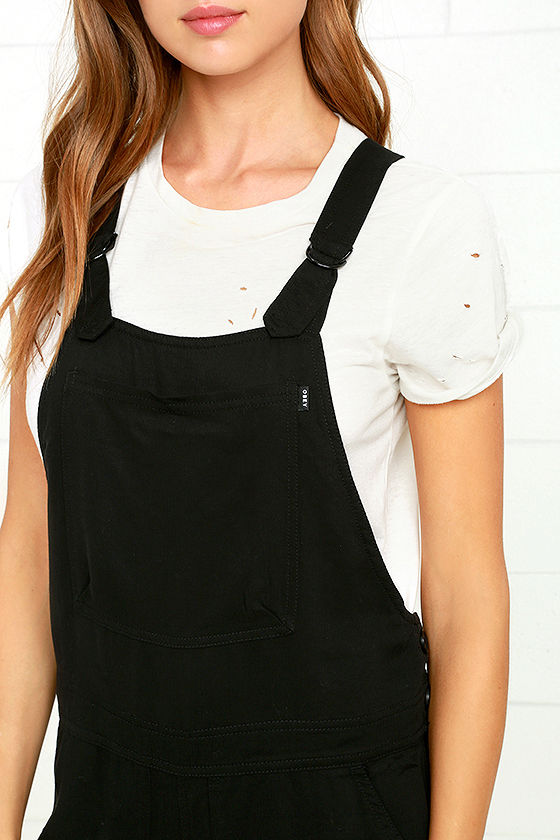 Obey Ridgefield Overalls Black Overalls 102.00