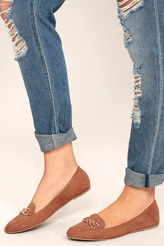 taupe flats shoes